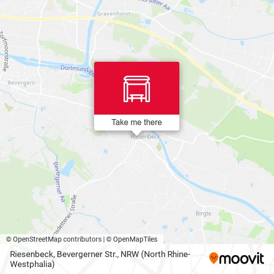 Карта Riesenbeck, Bevergerner Str.