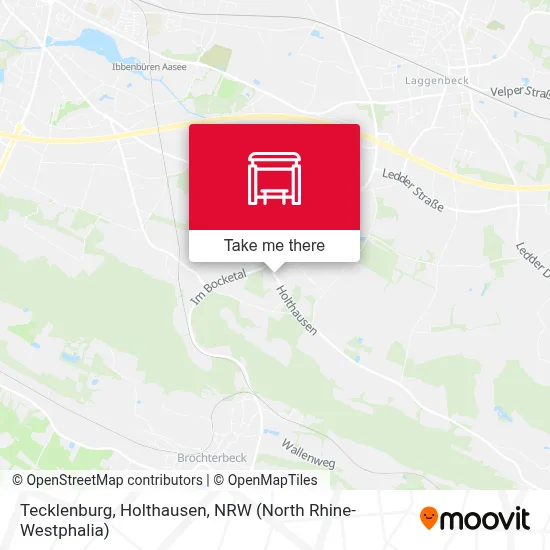 Tecklenburg, Holthausen map