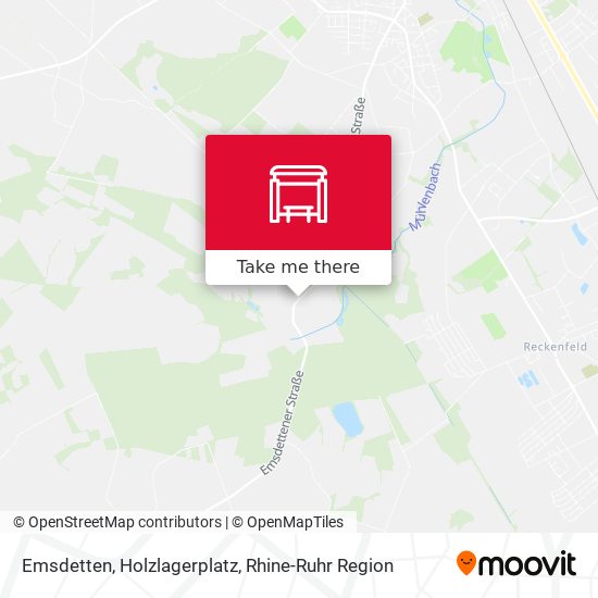 Emsdetten, Holzlagerplatz map