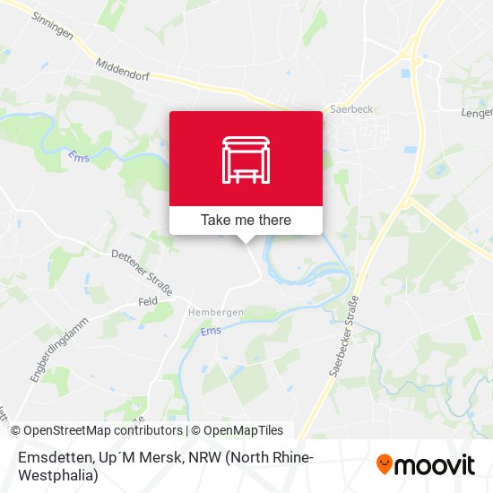 Emsdetten, Up´M Mersk map