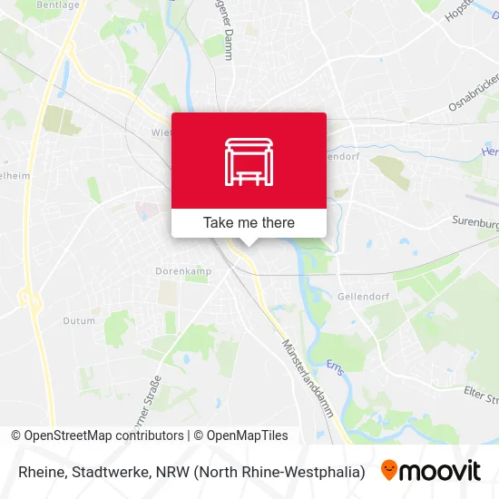 Rheine, Stadtwerke map