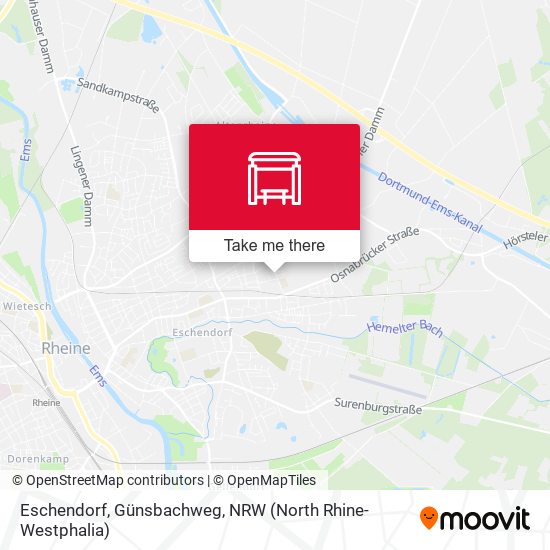 Eschendorf, Günsbachweg map