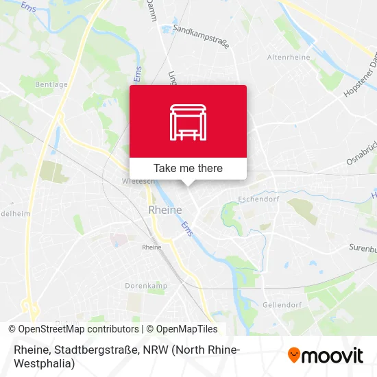 Rheine, Stadtbergstraße map