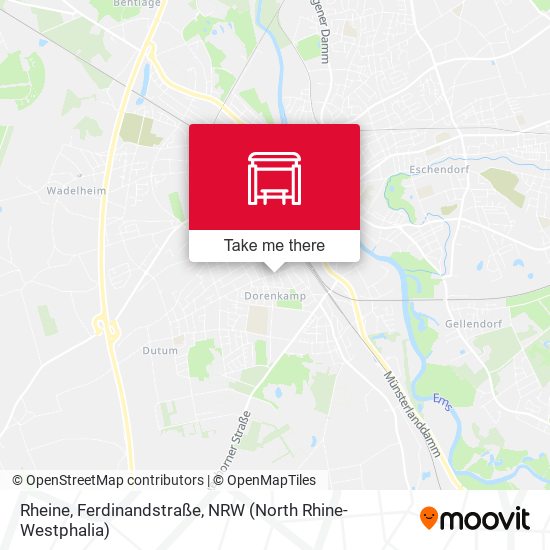 Rheine, Ferdinandstraße map