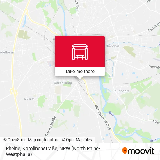Карта Rheine, Karolinenstraße