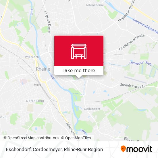 Eschendorf, Cordesmeyer map