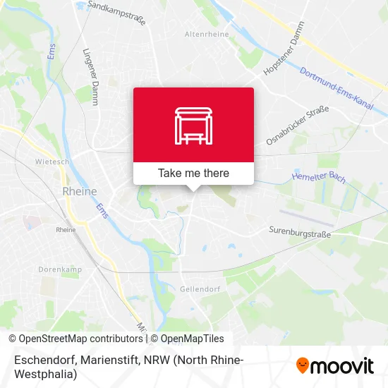 Eschendorf, Marienstift map