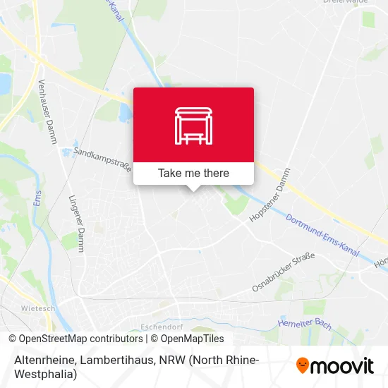 Altenrheine, Lambertihaus map