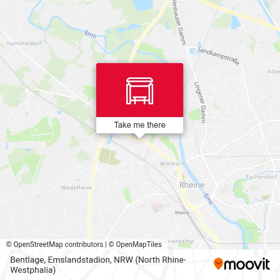 Bentlage, Emslandstadion map