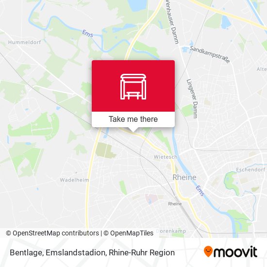 Bentlage, Emslandstadion map