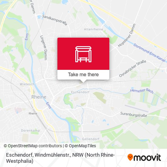 Eschendorf, Windmühlenstr. map