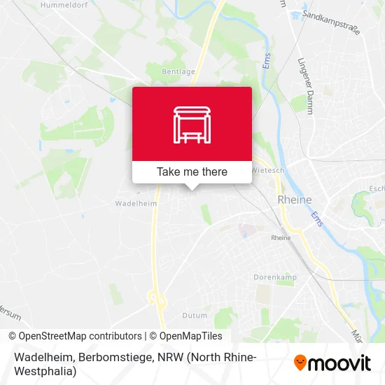 Wadelheim, Berbomstiege map