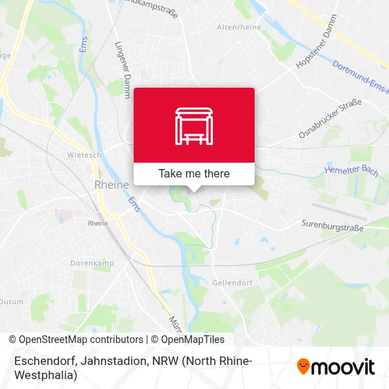 Eschendorf, Jahnstadion map