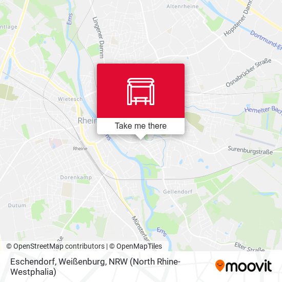 Eschendorf, Weißenburg map