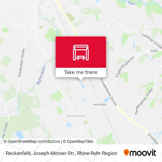 Reckenfeld, Joseph-Monier-Str. map
