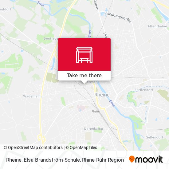 Rheine, Elsa-Brandström-Schule map