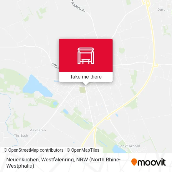 Neuenkirchen, Westfalenring map