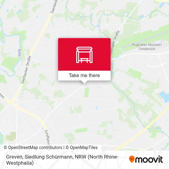 Greven, Siedlung Schürmann map