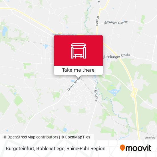 Burgsteinfurt, Bohlenstiege map
