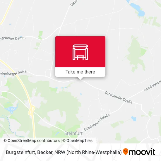 Карта Burgsteinfurt, Becker