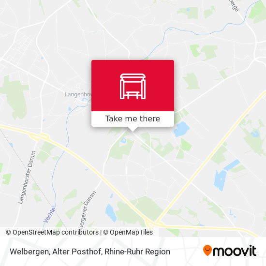 Welbergen, Alter Posthof map
