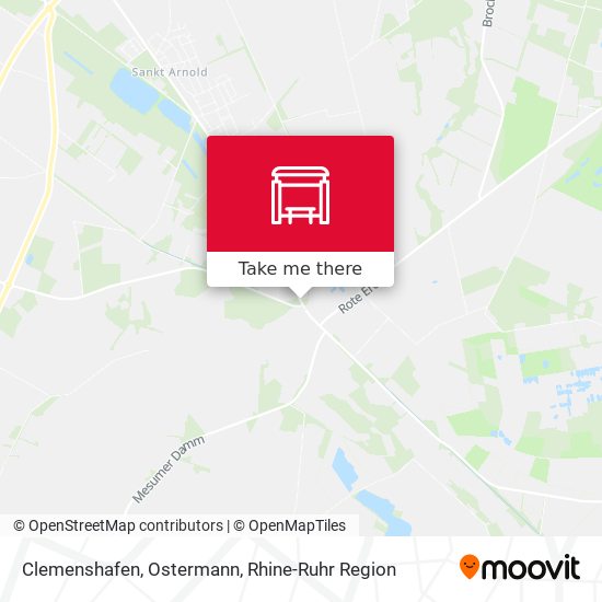 Clemenshafen, Ostermann map