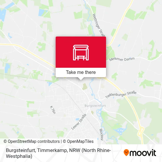 Burgsteinfurt, Timmerkamp map