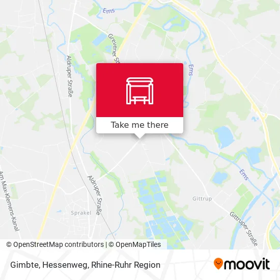 Карта Gimbte, Hessenweg