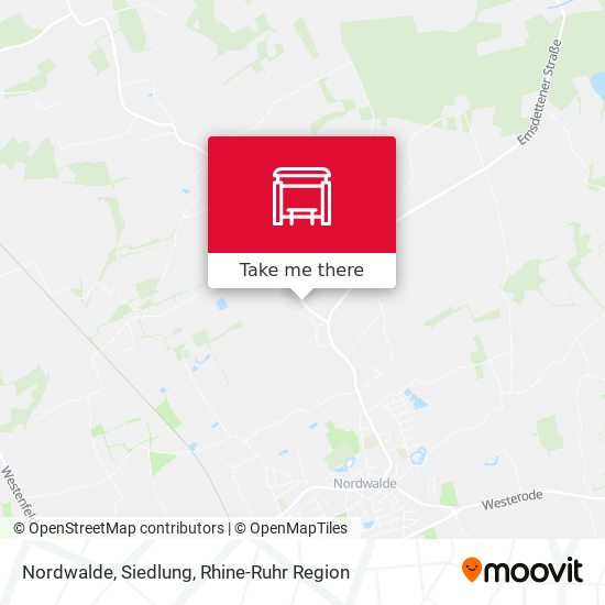 Карта Nordwalde, Siedlung
