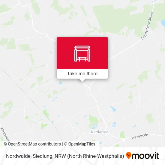 Карта Nordwalde, Siedlung