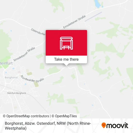 Borghorst, Abzw. Ostendorf map