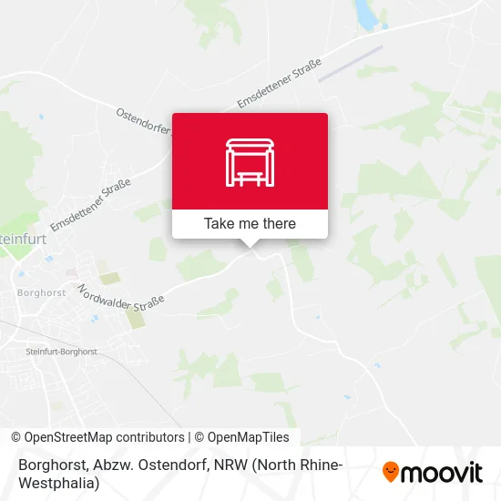 Borghorst, Abzw. Ostendorf map