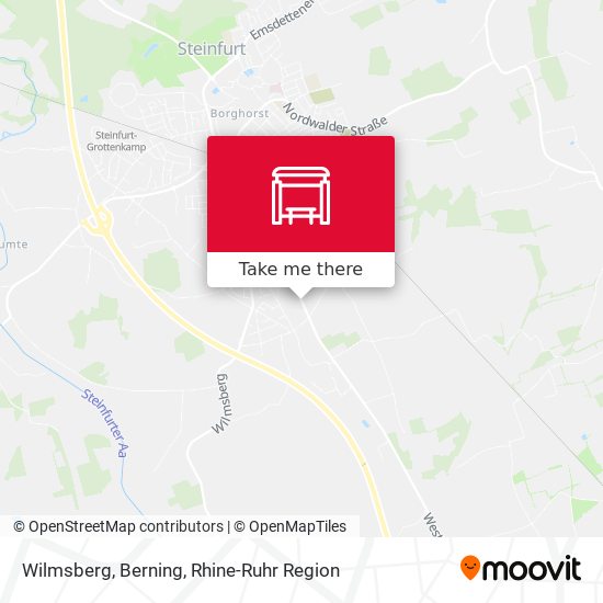 Wilmsberg, Berning map