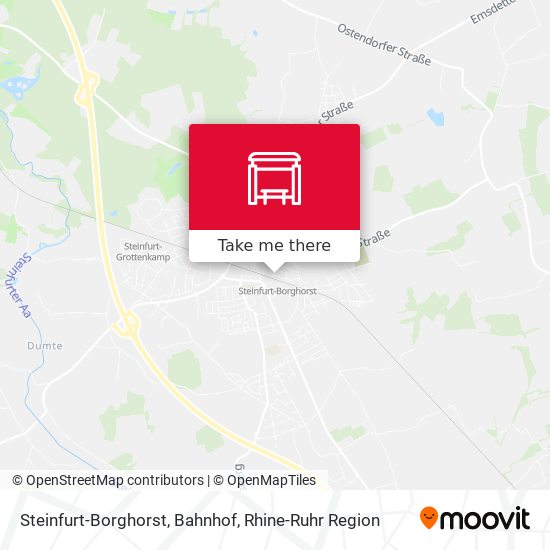 Steinfurt-Borghorst, Bahnhof map