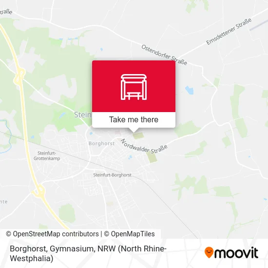 Borghorst, Gymnasium map