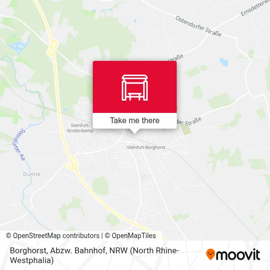 Borghorst, Abzw. Bahnhof map