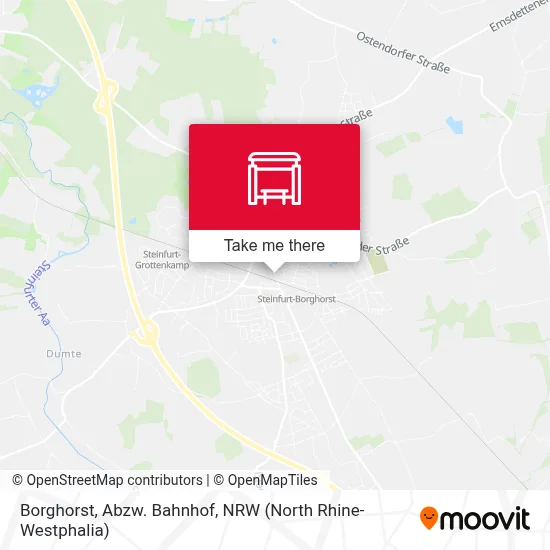 Borghorst, Abzw. Bahnhof map