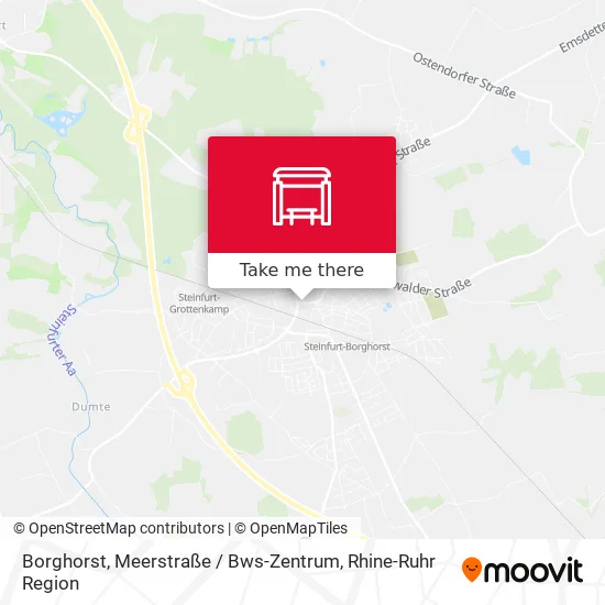 Карта Borghorst, Meerstraße / Bws-Zentrum