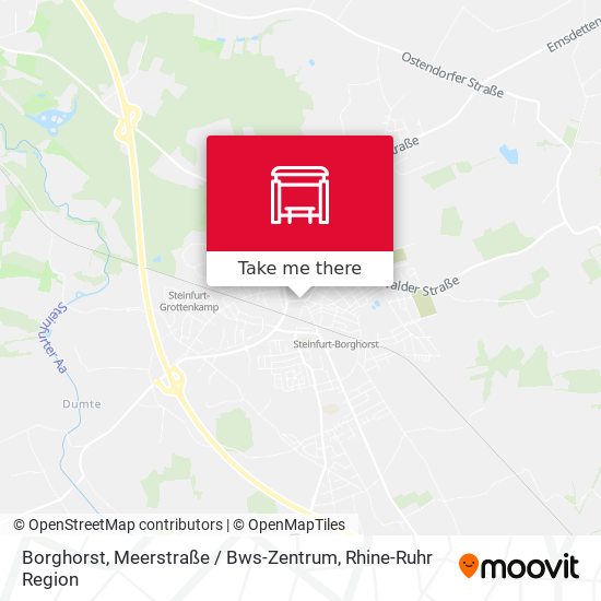 Borghorst, Meerstraße / Bws-Zentrum map