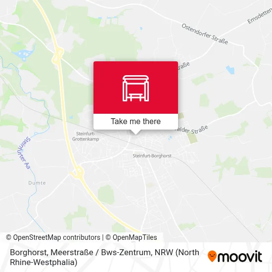 Borghorst, Meerstraße / Bws-Zentrum map