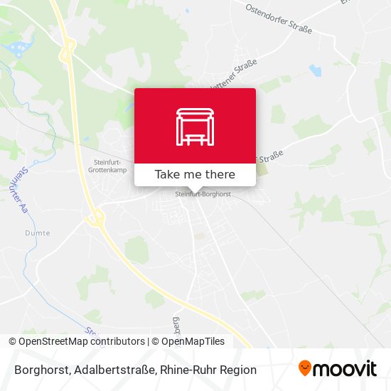 Borghorst, Adalbertstraße map
