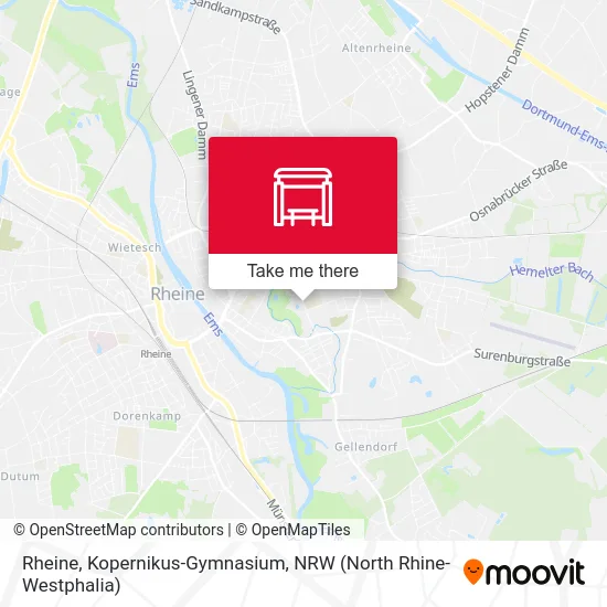 Rheine, Kopernikus-Gymnasium map