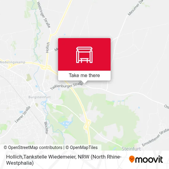 Hollich,Tankstelle Wiedemeier map