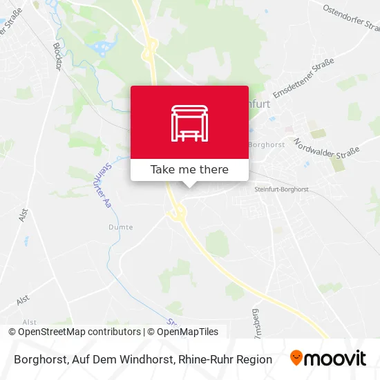 Карта Borghorst, Auf Dem Windhorst