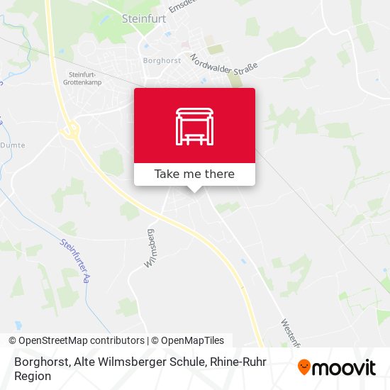 Borghorst, Alte Wilmsberger Schule map