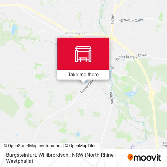 Burgsteinfurt, Willibrordsch. map