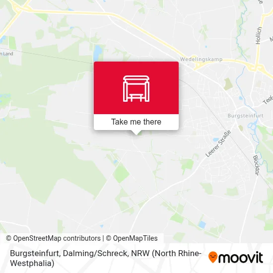 Burgsteinfurt, Dalming/Schreck map