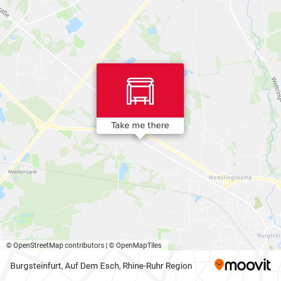 Burgsteinfurt, Auf Dem Esch map