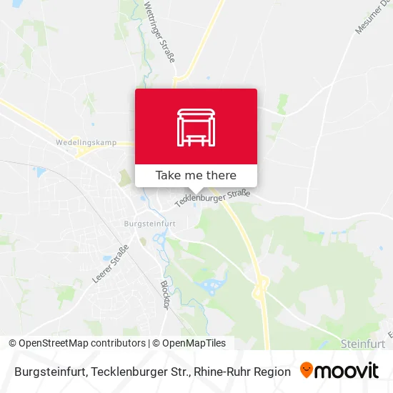 Карта Burgsteinfurt, Tecklenburger Str.