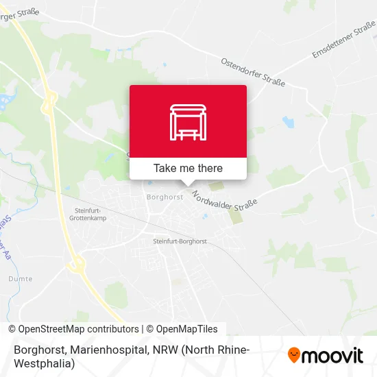 Borghorst, Marienhospital map